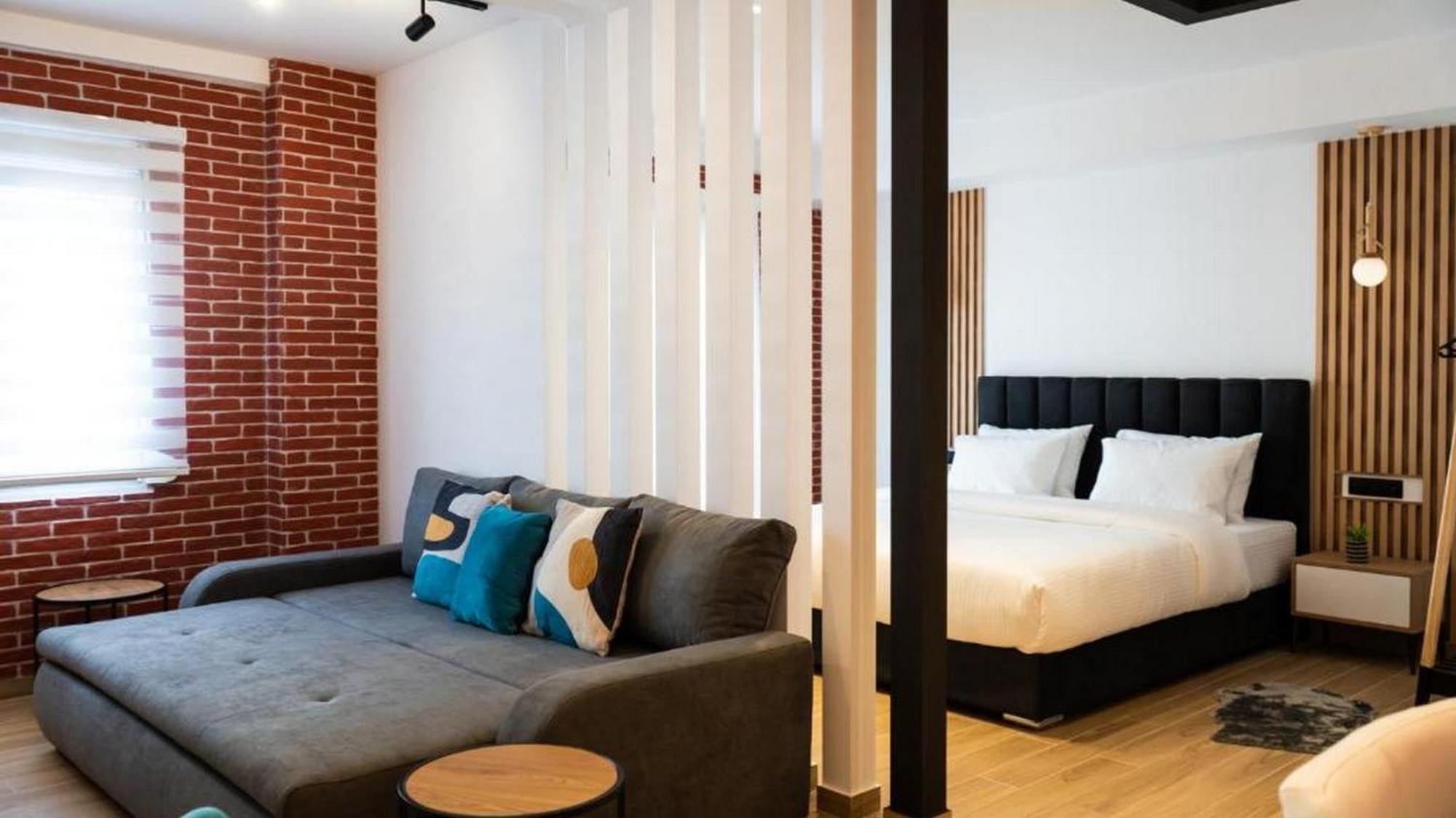 Centro Urban Suites Kalampáka Oda fotoğraf